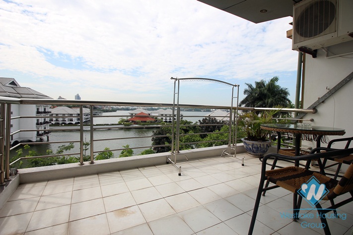 Lake view 1 bedroom apartment for rent in Tu hoa, Tay ho, Ha noi